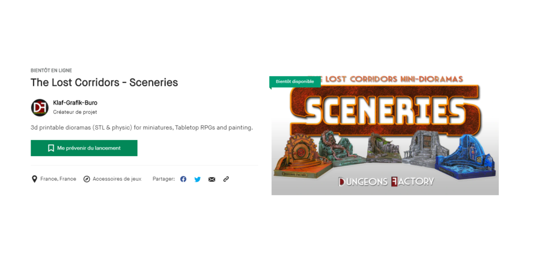 pari gagnant sur Kickstarter