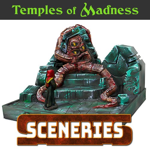 Temples of madness 3d printable set