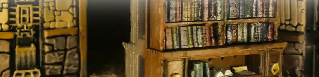 Pillars and shelves