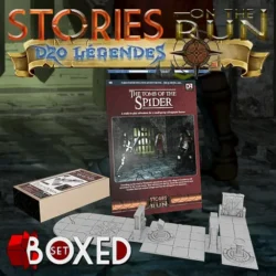 Boxed Story - Tomb of the Spider aventure pour jeu de rôle D20 et son décor.