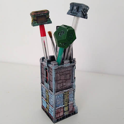 Dungeons Deskset STL - Dungeons Factory - Décors 3D STL ou imprimés, accessoires de jeu de rôle, Jeux d'aventures et goodies.