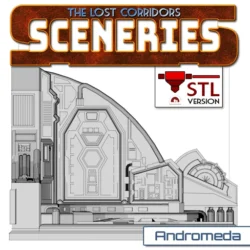 Sceneries SciFi Andromeda- Mini Dioramas pour figurines par Dungeons Factory - Cersion STL à imprimer en 3d