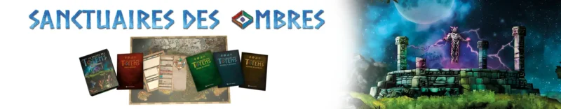 "Sanctuaires des Ombres" Boîte d'extension pour le jeu de Rôle La Vallée des Totems de Dungeons Factory